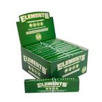 Elements Green Unrefined Plant Rolling Papers and Tips King Size Slim (10)