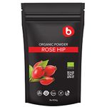 Bobica's Premium European Organic Rose Hip Powder | Natural Vitamin C, Increases Cell Longevity and Elasticity, Moisturizes, Prevents Skin Wrinkles | 100% Pure, Non-GMO, Gluten-Free | 1lb/454g |