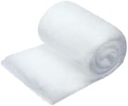Conponous 2.6 x 7.9 ft Snow Blanket Roll, Artificial Fake Snow Christmas Decorations, Fluffy Blanket Fake Snow Blanket for Christmas Decorations and Christmas Holiday Winter Decoration