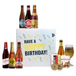 BEER HUNTER Belgium Beer Hoppy Birthday Beer Gift Box - Premium Selection, Gifts For Him, For Her, Christmas, Birthday's, Father's Day, IPA, Lager, Ale, Fruit Beer,