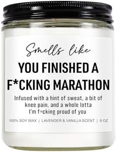 Younift Funny Marathon Candle, Gifts for Runners Female, Male, Half Marathon Runners Gifts, Christmas, Marathon Gifts for Runners Men, Women, Marathon Runner Gifts, Gifts for a Runner, Running Gifts