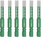 Larouoba 6pc Green1/4” Dry Diamond 