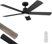 Ceiling Fan with Light 52-Inch, Rem