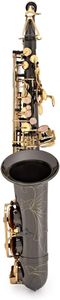 Gear4music Alto Saxophone – Black Gold Finish