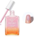 Modelones 15ml 8-in-One Nail Ridge Filler Strengthener Repair Nail Repair for Thin and Damaged Nails, Glitter Pink