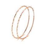 VONALA Sterling Silver Hoop Earrings for Women Rosegold Jewellery 20 30 40 50 60mm