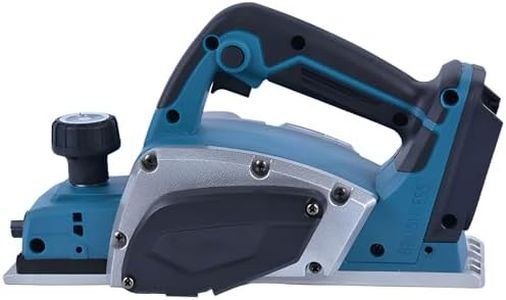 ConBlom Cordless Hand Planer 3-1/4", Handheld Wood Planer Compatible with Makita 18V Battery, 15000RPM, Electric Planer for Woodworking (Tool Only) (Blue)