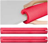 Hanaive 2 Pcs 40 Inch x 4.1 Inch Jumbo Pool Noodles Bulk Pool Noodles Foam Large Pre Slit Clamp Foam Protection Foam Tube Swim Noodles for Swimming Floating Craft Projects Padding Bumper (Red)