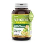 Herba Garcinia Cambogia Extract – 150 Capsules | 3000mg Per Day | 70% HCA | Extra Strength | Maintain Blood Sugar Levels | Healthy Glucose Metabolism | Highest Potency Pills for Women & Men | Product of Canada | 150 Capsules