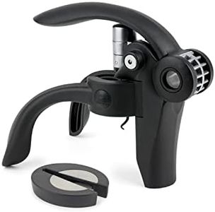 PEUGEOT - Baltaz Dark - Lever Corkscrew + Capsule Cutter - For All Types of Corks - Wine Tasting Gift Set - Black Colour, 14 cm