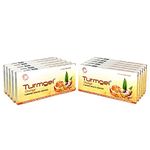 Turmgel Orange Turmeric Lozenges| Maintains Oral Hygiene & Relief from Cough, Cold & Sore Throat| Pack of 10 (100 Lozenges) Sharpens Immunity| Sugar-Free| Available in Pack of 1, 3 & 10