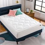 Zinus Queen Mattress, 12 Inch Cloud Premium Cooling Gel Memory Foam, Mattress in a Box, CertiPUR-US Certified with Pressure Relief Cool Sleep, Breathable Quilted Cover, 10 Years Warranty, Queen Size