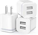USB Wall Charger, LUOATIP 3-Pack 2.