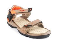 Sparx mens SS 502 | Latest, Daily Use, Stylish Floaters | Orange Sport Sandal - 9 UK (SS 502)