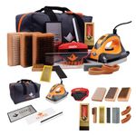 RaceWax Digital Elite Ski Snowboard Tuning Kit: Complete Edge-Base Tools, Wax, Iron - (FD-1000)