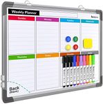 Small Weekly Calendar Dry Erase Whi