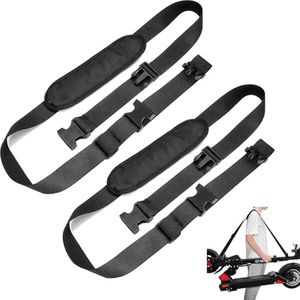 MOPHOEXII 2 Pack Scooter Strap，Adjustable Kick Scooter Straps and Extra-Thick Anti-Slip Shoulder, Kick Scooter Carrying Strap for Beach Chair, Balance Bikes,Kids Bike,Foldable Bikes,Ski Board