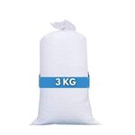 KCBS - White Premium Beans for/Fillings/High Density Beans for Bean Bag Refill Beans for Bean Bag Filling Beans Filler 3 kg