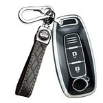 ontto TPU Car key case Fit For Nissan Qashqai Altima Teana Ariya X-trail t33 Qashqai J12 2022 2023 Smart Key Box Key Shell Key Holder keychain Accessories Protector 3 Button Black A