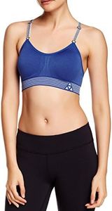 Balanced Tech Women's Ultimate Performance Seamless Sports Bra - Monaco Blue - Small