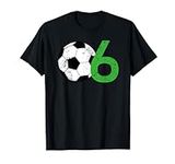 6th Birthday Soccer Shirt | 6 Years