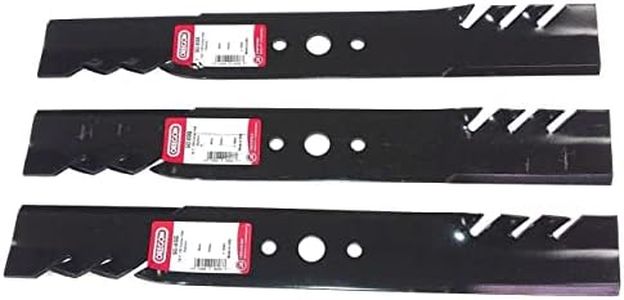 QUICKIEPARTS 3Pk 90-685 Mulching Blades (16-1/8") Compatible with Simplicity & Snapper with 44" Decks