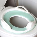 Jool Baby Products Potty Training Seat for Boys and Girls with Handles, Fits Round & Oval Toilets, Non-Slip with Splash Guard, Includes Free Storage Hook