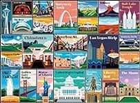 US Tourist Landmark Jigsaw Puzzles 