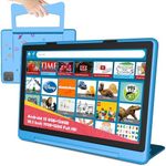 NOBKLEN Kids Tablet 10 Inch with Android 13, 8GB+128GB Storage, 8-core Processor, 1920 * 1200 IPS Display, 8000mAH Fast-Charging Battery, GPS, 5+13M Dual Camera, Parental Controls and Kid-Proof Case