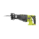 Ryobi R18RS-0 ONE+ 18V Cordless Reciprocating Saw (Body Only), Hyper Green