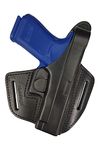 VlaMiTex OWB Leather Holster for Glock 17 19 22 23 25 31 32 34 35 37 (B39 - Mod. 19/23 / 32)