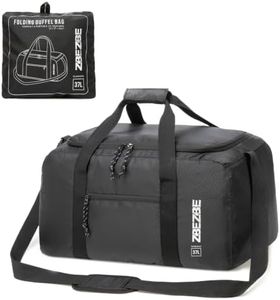 ZBEZBE Foldable Travel Bag 37L, Weekender Duffel Bag for Short Trips