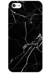 COBERTA Printed Back Cover for Apple iPhone 5s Back Cover Case - Black Marble Design