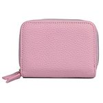 Julia Buxton Pebble Vegan Leather Wizard Wallet, Dusty Rose