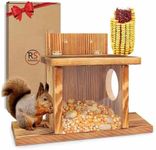 Wooden Squirrel Feeder - Wood Squir