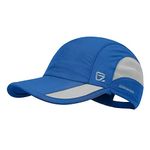 GADIEMKENSD Quick Dry Sports Hat Lightweight Breathable Soft Outdoor Running Cap Baseball Caps for Men (Blue)