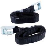 KEEPER 85243 8' x 1" Lashing Strap, 2 Pack