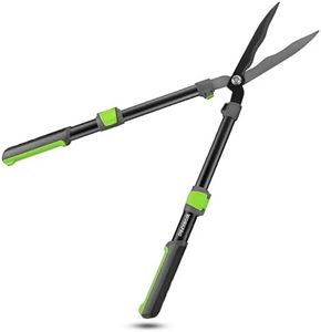 WORKPRO Extendable Hedge Shears, 25"-33" Manual Hedge Clippers, Professional Bush Cutter, Gardening Pruners Scissors, Hedge Trimmers, Shears Gardening Tools for Pruning Borders & Shrubs
