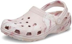 Crocs Unisex Adult Classic Marbled Clog, Quartz/Multi, US M7W9