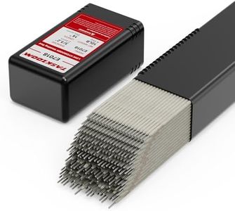 TASKZOOM E7018 Welding Rod 3/32" 10 lb Low Hydrogen Carbon Steel Stick Electrodes, 7018 Welding Rods for Arc Welding, All Position Welding Sticks, Smooth Arc Low Spatter Steel Stick