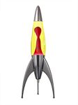 MATHMOS Lava Lamp Telstar Rocket Lava Lamp - Yellow/Red