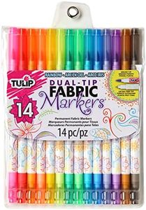 Tulip Dual Tip Fabric Markers 14 Pack - Fine Tip & Brush Tip