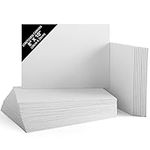 BELLE VOUS 30 Pack Blank Canvas - 20 x 25cm (8 x 10 inches) - Pre Stretched Canvas Panel Boards - Suitable for Acrylic and Oil Painting Also for Sketching and Drawing