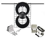 Antennas Direct ClearStream 2 RV UHF VHF Amplified On-The-Go TV Antenna, Multi-Directional, 60+ Mile Range, UHF 4K, NEXTGEN TV – w/Adaptive Hardware