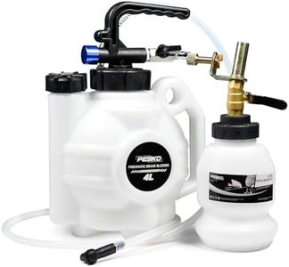 PESIKO 4L Vacuum Brake Bleeder Kit, Pneumatic Fluid Extractor Pump One Person, Oil Changer Vacuum Fluid Extractor for Automotive Fluids Vacuum Evacuation