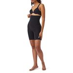 Spanx Women's Higher Power Short Thigh Slimmer, Black (Very Black 000) 16-18 UK (Manufacturer Size: L)