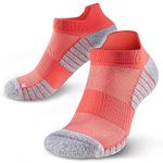 HUEGLO 3 Pairs Neuropathy Compression Socks For Women Men Neuro Socks Ankle Trainer Running Sports Socks Non slip Plantar Fasciitis Support Socks (UK, Alpha, L, Regular, Regular, Red)