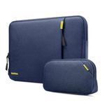 tomtoc 360 Protective Laptop Sleeve Set for 14-inch New MacBook Pro M3/M2/M1 Chips Pro/Max A2992 A2918 A2779 A2442 2023-2021, Water-Resistant Shockproof MacBook Case Bag with Organized Accessory Pouch