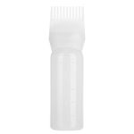 Hair Oil Applicator Bottle, 160ml Root Comb Applicator Bottle Lightweight Oil Bottle for Hair for Scalp Treatment Essential and Hair Coloring Dye(White) (White)