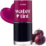 ETUDE Dear Darling Water Tint – Prune Ade | Korean Lip Stain & Lip Tint for Hydrated Pink Lips, Smudge-Proof Long-Lasting Lip & Cheek Makeup | K-Beauty Gift, Stocking Stuffer